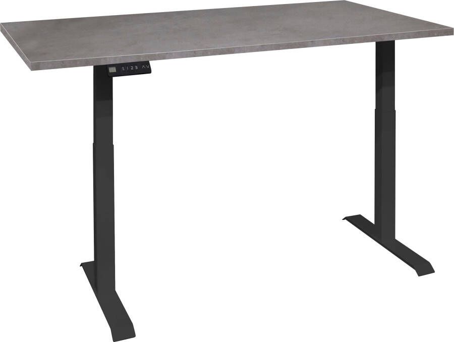 Mäusbacher Bureau Big System Office Breedte 140 cm elektrisch in hoogte verstelbaar