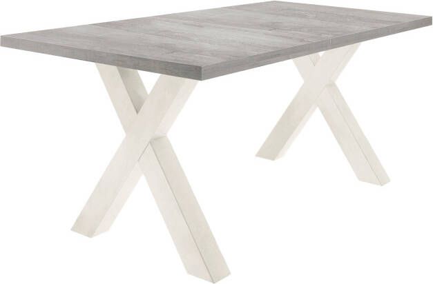 Mäusbacher Eettafel Mister met lade (160-210 cm) frame in x-model