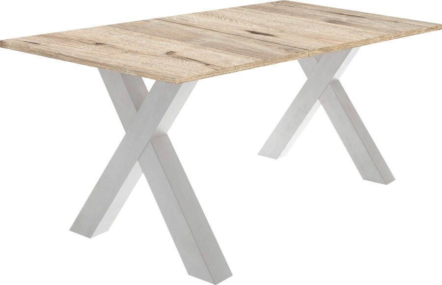 Mäusbacher Eettafel Mister met lade (160-210 cm) frame in x-model