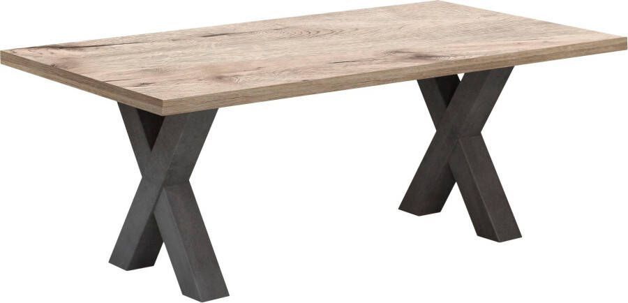 Mäusbacher Salontafel Mister salontafel met X-frame. Breedte 120 cm