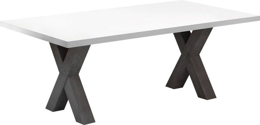 Mäusbacher Salontafel Mister salontafel met X-frame. Breedte 120 cm