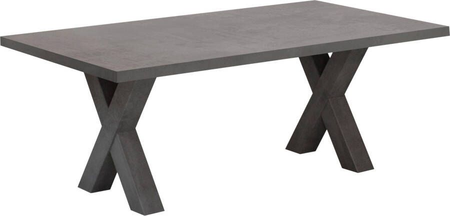 Mäusbacher Salontafel Mister salontafel met X-frame. Breedte 120 cm