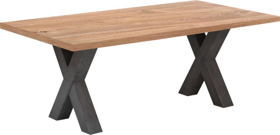 Mäusbacher Salontafel Mister salontafel met X-frame. Breedte 120 cm