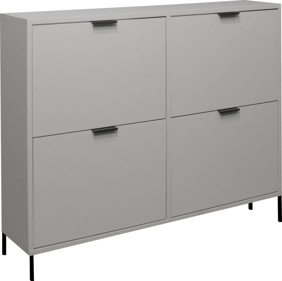 Mäusbacher Schoenenkast Bonnie Breedte 120 cm hangend en staand met vierkant frame