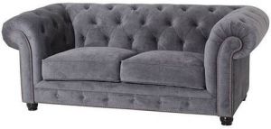 Max Winzer Chesterfield-bank Old Engeland met chique capitonnage 2-zitsbank of 2 5-zitsbank