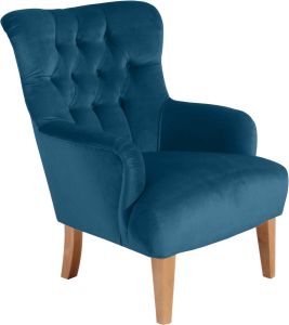 Max Winzer Chesterfield-fauteuil Bradley met elegante knoopstiksels (set)