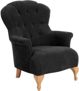 Max Winzer Chesterfield-fauteuil Clara met elegante knoopstiksels