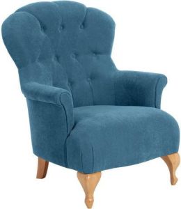 Max Winzer Chesterfield-fauteuil Clara met elegante knoopstiksels