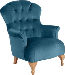 Max Winzer Chesterfield-fauteuil Clara met elegante knoopstiksels (set)
