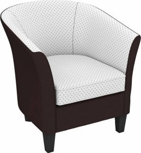 Max Winzer Cocktailfauteuil Luisa in rond model om zelf te stylen