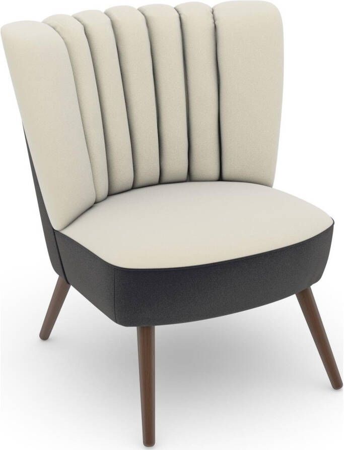 Max Winzer Fauteuil Aspen Build-a-chair Aspen in retro-look om zelf te stylen