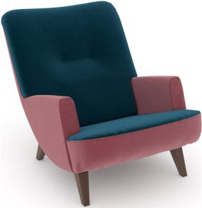 Max Winzer Loungestoel Build-a-chair Borano in retro-look om zelf te stylen (set)