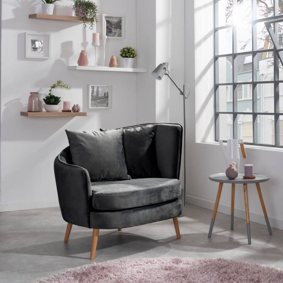 Max Winzer Loungestoel Mirandas handgemaakte fauteuil stoffa fauteuil bankschelp