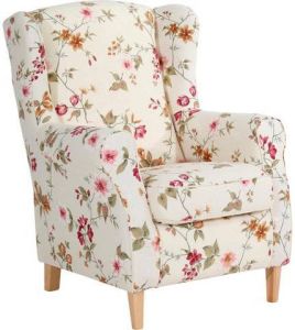 Max Winzer Oorfauteuil Luke met randversiering met bloemmotief