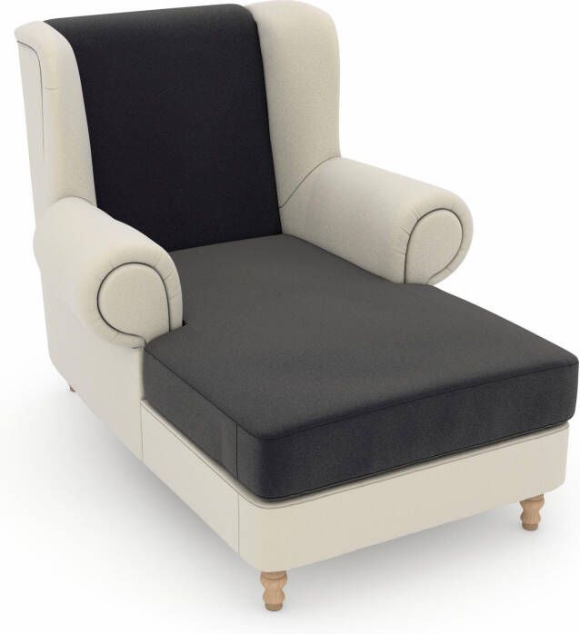 Max Winzer Oorfauteuil MADELEINE Fluweelvelours bekleding in vele kleurcombinaties (set)