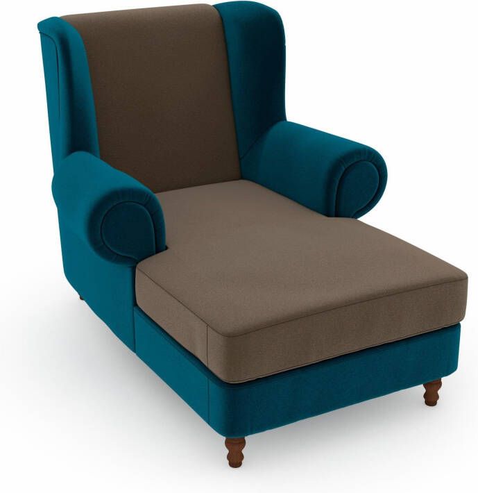 Max Winzer Oorfauteuil MADELEINE Fluweelvelours bekleding in vele kleurcombinaties (set)