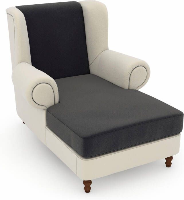 Max Winzer Oorfauteuil MADELEINE Fluweelvelours bekleding in vele kleurcombinaties (set)