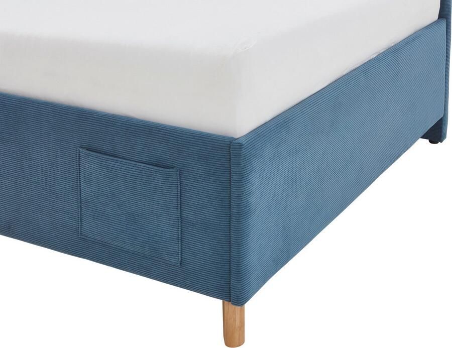 Meise.möbel Kinderledikant COOL II Bekleed bed naar keuze met bedkist tienerbed inclusief USB-aansluitingen