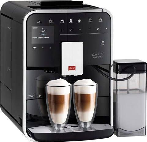 Melitta Volautomatisch koffiezetapparaat Barista T Smart F 83 0-102 zwart 4 gebruikersprofielen & 18 koffierecepten naar origineel italiaans recept