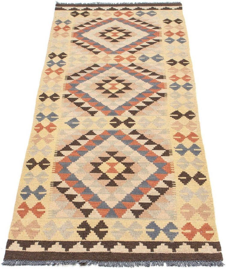 Morgenland Loper Kelim Maimene medaillon 195 x 50 cm