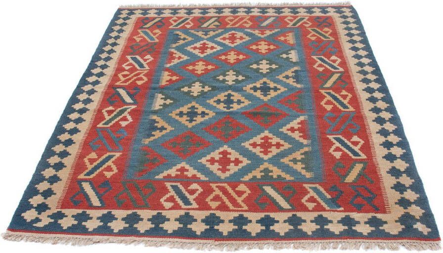 Morgenland Wollen kleed Kelim Fars geheel gedessineerd 171 x 118 cm Omkeerbaar tapijt