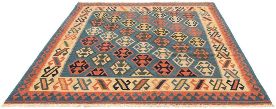 Morgenland Wollen kleed Kelim Fars geheel gedessineerd 178 x 123 cm Omkeerbaar tapijt