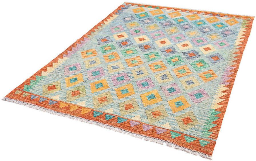 Morgenland Wollen kleed Kelim Fars velden 319 x 205 cm
