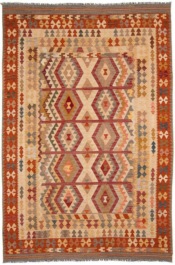 Morgenland Wollen kleed Kelim Maimene Nomadisch 303 x 201 cm