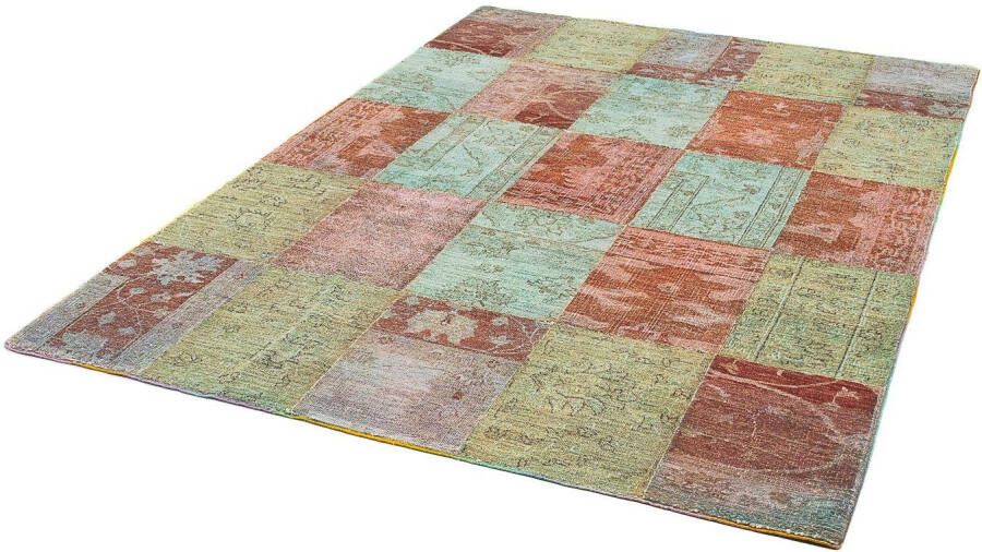 Morgenland Wollen kleed Patchwork 242 x 148 cm