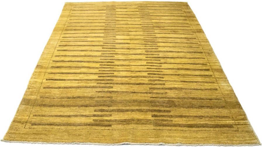 Morgenland Wollen kleed Ziegler modern vloerkleed met de hand geknoopt geel