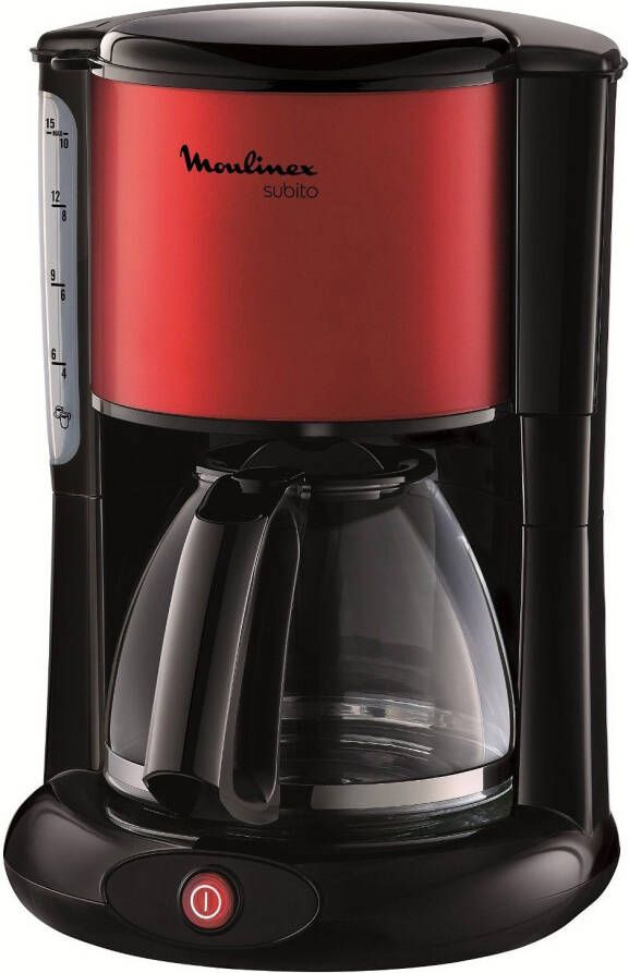 Moulinex Koffiezetapparaat Subito FG360D Rood Zwart