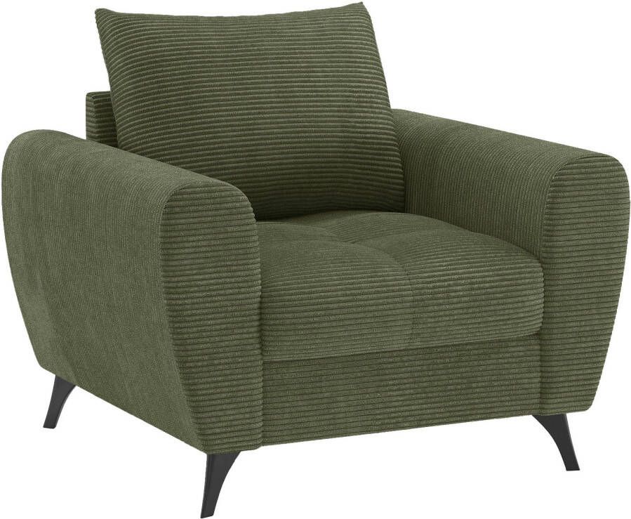 Mr. Couch Fauteuil Blackburn II Passend bij de set met koudschuimvering tot 140 kg belastbaar