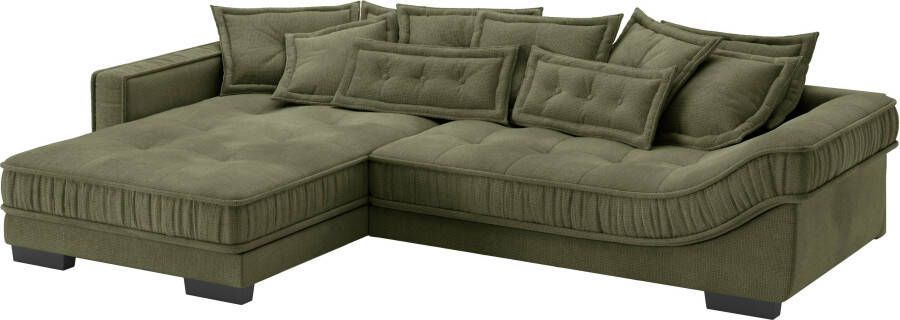 Mr. Couch Hoekbank Divan luxe DuraFlex koudschuim bekleding tot 140 kg 4 bekledingskwaliteiten