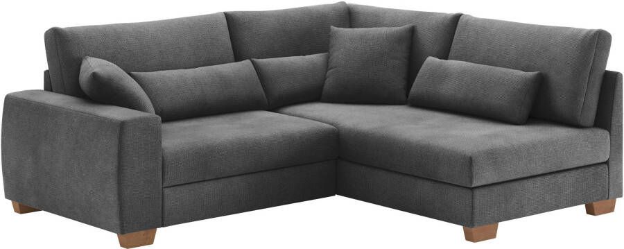 Mr. Couch Hoekbank DuraSpring met pocketvering belastbaar tot 140 kg optioneel met bed