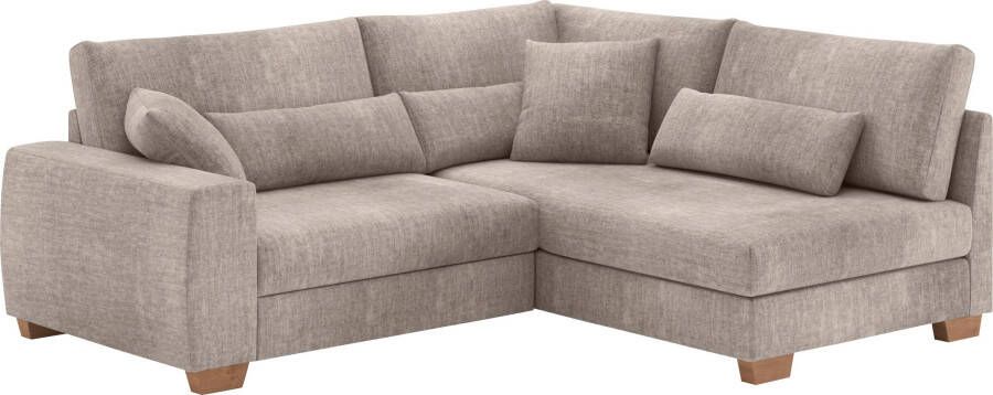 Mr. Couch Hoekbank Hilla L-vorm Met pocketvering optioneel met slaapfunctie en pocketvering