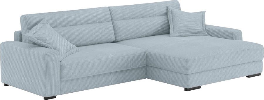 Mr. Couch Hoekbank Marcello DuraFlex EasyBett bedbox koudschuimvering tot 140 kg belastbaar