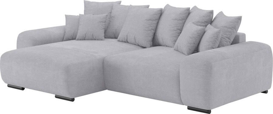 Mr. Couch Hoekbank Riveo Doorlopende slaper met EasyBett-slaapfunctie bedlade