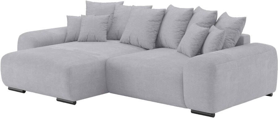 Mr. Couch Hoekbank Sundance L-vorm Permanente slaper met bed bedbox tot 140 kg belastbaar