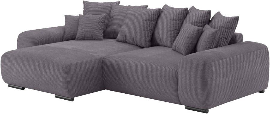 Mr. Couch Hoekbank Sundance L-vorm Permanente slaper met bed bedbox tot 140 kg belastbaar