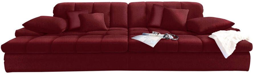 Mr. Couch Megabank Biarritz 2 naar keuze met koudschuim (140 kg belasting zitting) verstelbare hoofdsteun
