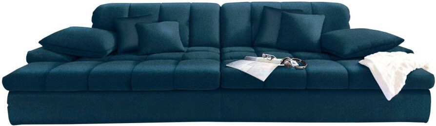 Mr. Couch Megabank Biarritz 2 naar keuze met koudschuim (140 kg belasting zitting) verstelbare hoofdsteun