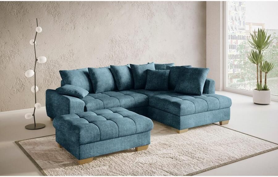 Mr. Couch Hocker Nikita II geschikt voor de set optioneel met koudschuim bekleding