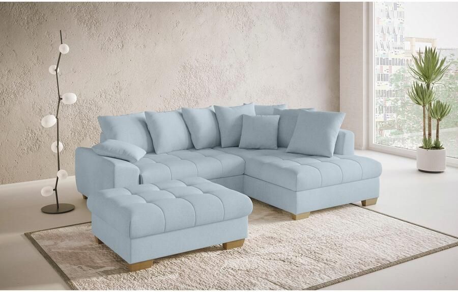 Mr. Couch Hocker Nikita II geschikt voor de set optioneel met koudschuim bekleding