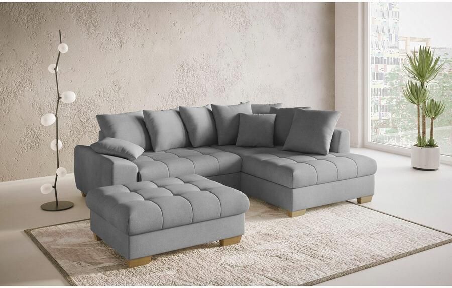 Mr. Couch Hocker Nikita II geschikt voor de set optioneel met koudschuim bekleding