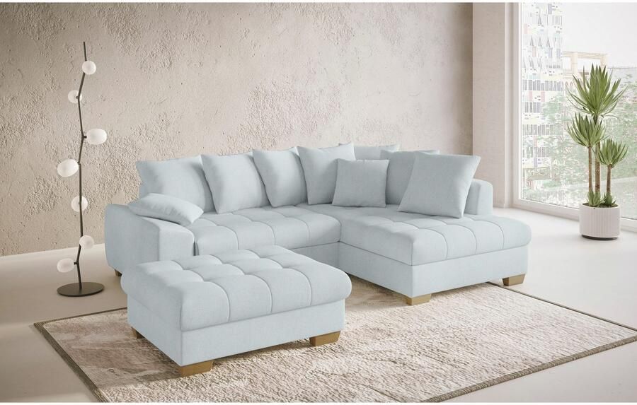 Mr. Couch Hocker Nikita II geschikt voor de set optioneel met koudschuim bekleding