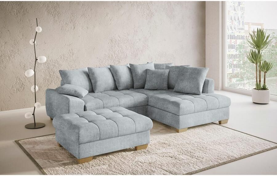 Mr. Couch Hocker Nikita II geschikt voor de set optioneel met koudschuim bekleding