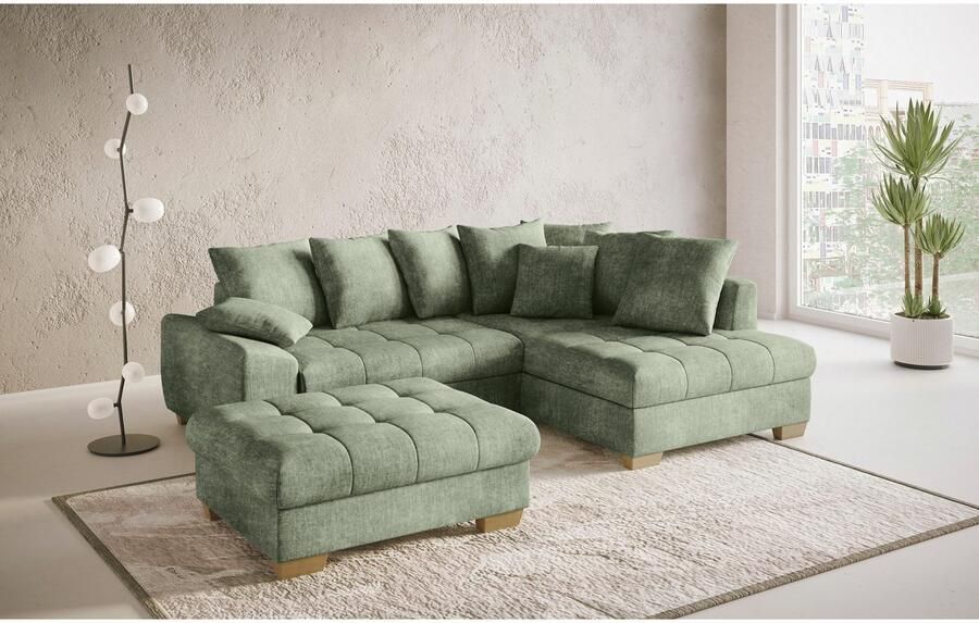 Mr. Couch Hocker Nikita II geschikt voor de set optioneel met koudschuim bekleding