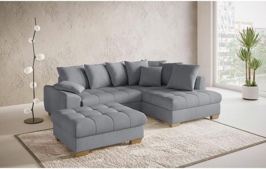 Mr. Couch Hocker Nikita II geschikt voor de set optioneel met koudschuim bekleding