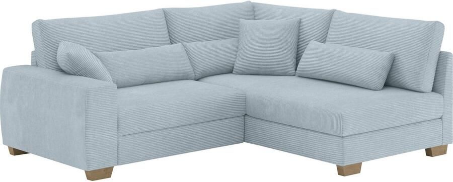 Mr. Couch Hoekbank Hilla L-vorm Met pocketvering optioneel met slaapfunctie en pocketvering