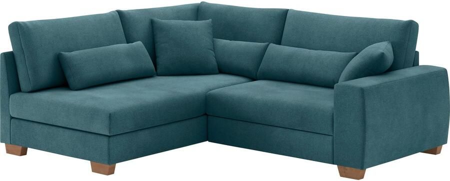 Mr. Couch Hoekbank Hilla L-vorm Met pocketvering optioneel met slaapfunctie en pocketvering